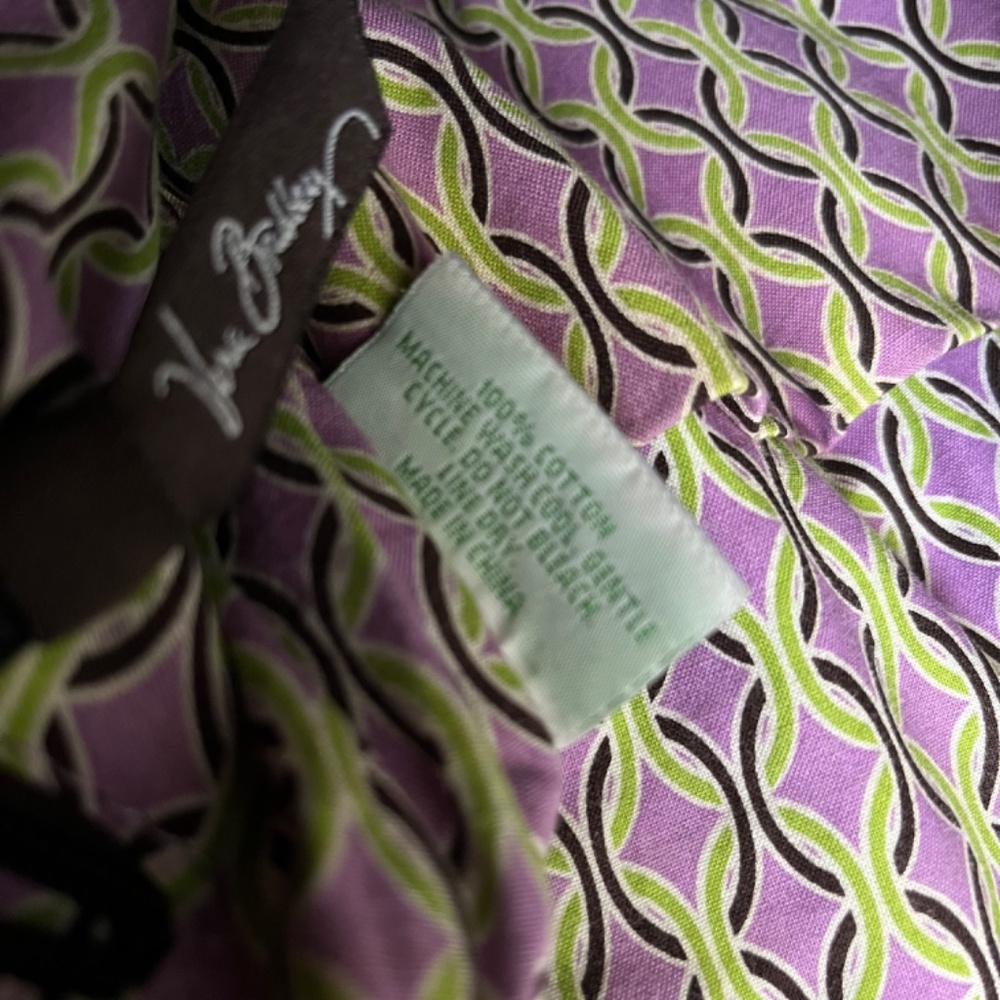 Vera Bradley Purple Punch Tote Bag - Picture 5 of 5